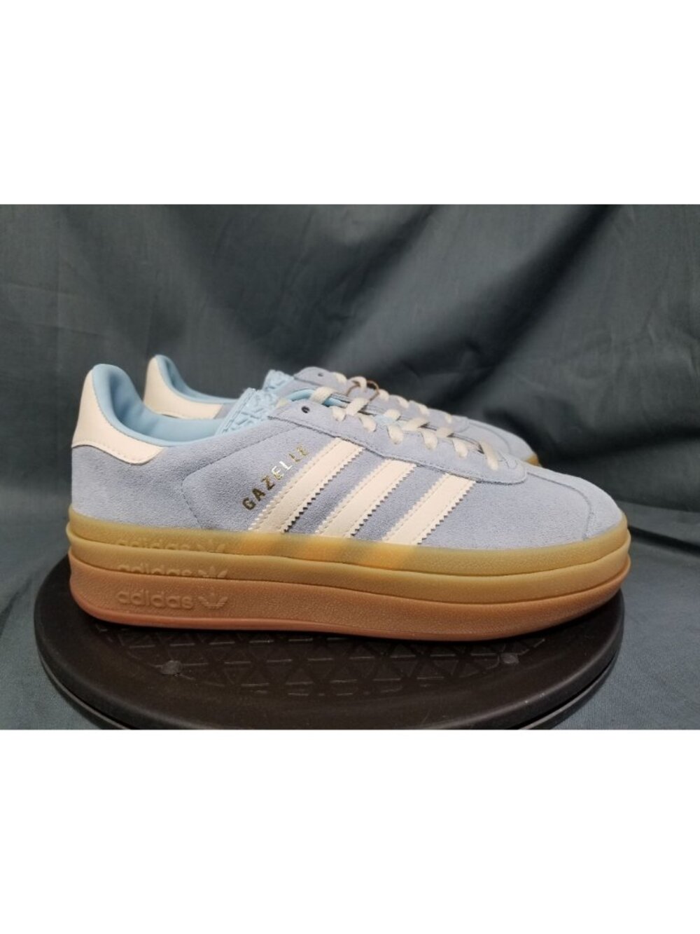 Adidas Gazelle Bold Clear Sky Cream JQ7776 Women's Size 6 NEW NO BOX! - Picture 9 of 11